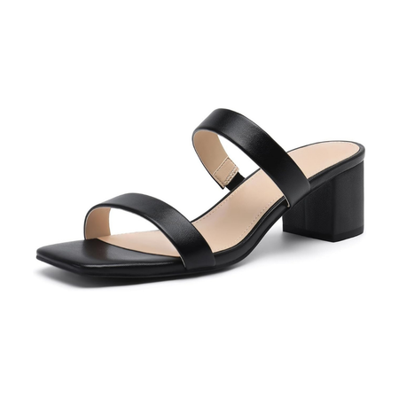 Sandalias EleganStep™ – Tacón Bajo, Doble Correa y Estilo Atemporal